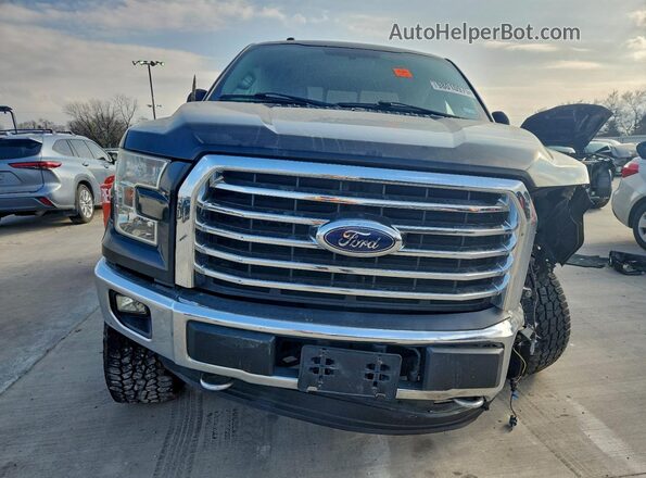 1FTEW1EF2GFC63587 2016 FORD F150 Черный Вид спереди