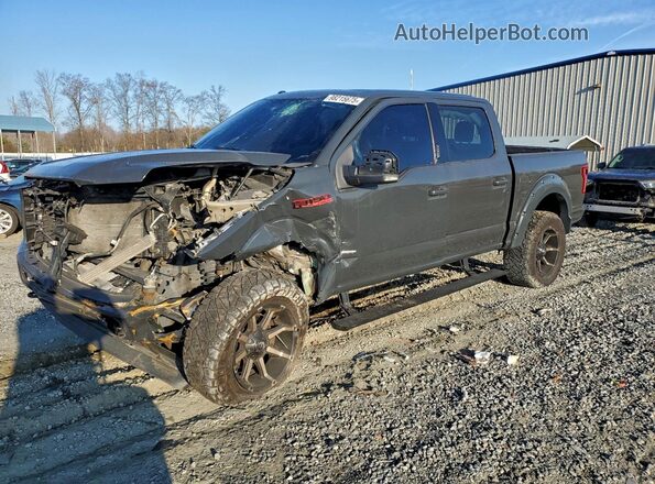 1FTEW1EP1GFC82205 2016 FORD F150 Серый Передняя левая четверть