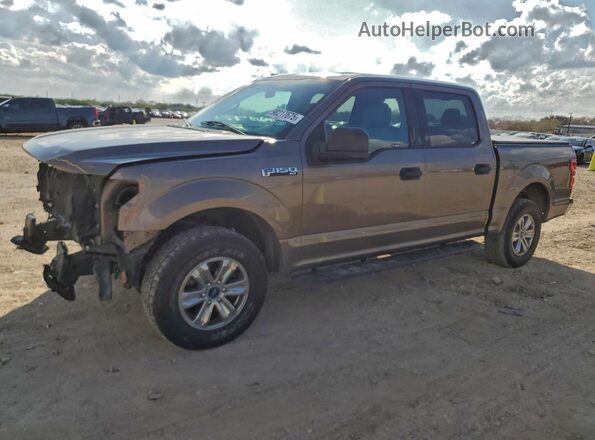 1FTEW1EP5JFC81243 2018 FORD F150 Коричневый Передняя левая четверть