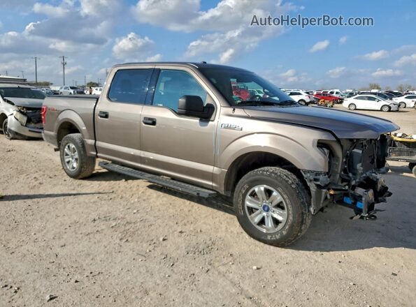 1FTEW1EP5JFC81243 2018 FORD F150 Коричневый Передняя правая четверть