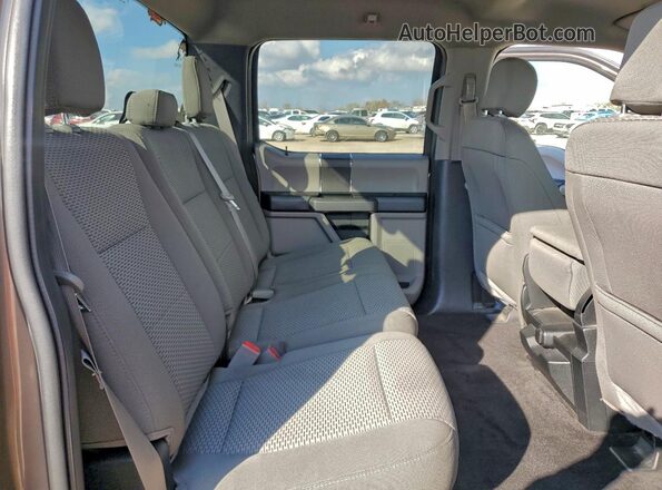 1FTEW1EP5JFC81243 2018 FORD F150 Коричневый Вид задних сидений