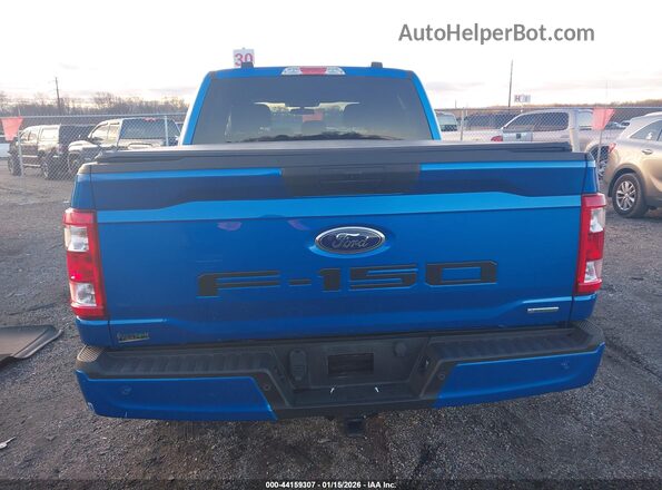 1FTEW1EP7MFC22084 2021 FORD F150 Blue 