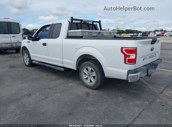 1FTEX1CB8KKC18652 2019 FORD F150 White Tył lewy