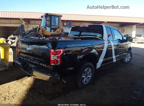 1FTEX1CP6JKF60255 2018 FORD F150 Черный Задняя правая четверть