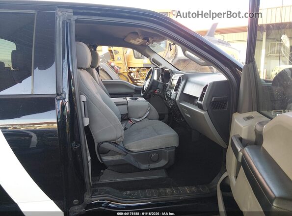 1FTEX1CP6JKF60255 2018 FORD F150 Черный Вид салона спереди