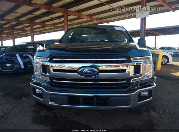 1FTEX1CP6JKF60255 2018 FORD F150 Черный Вид щитка приборов