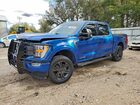 2022 Ford F150 Supercrew Blue vin: 1FTFW1ED6NFB80468