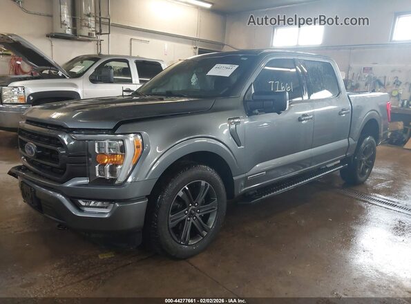 1FTFW1ED8PFD05750 2023 FORD F150 Gray Front left