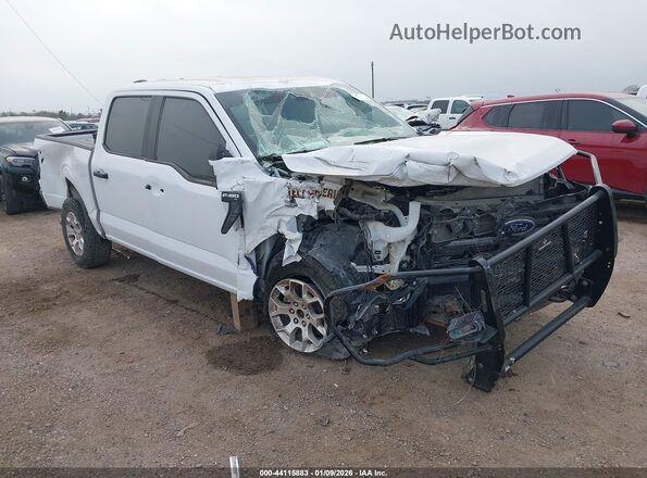 1FTFW1P86NKD26083 2022 FORD F-150 POLICE RESPONDER Белый Передняя правая четверть