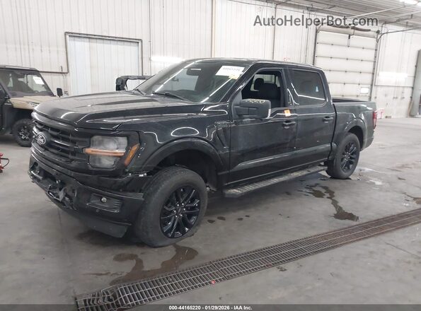 1FTFW3LD2RFB54308 2024 FORD F150 Black Передня ліва чверть