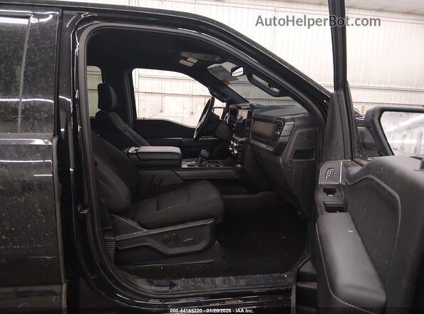 1FTFW3LD2RFB54308 2024 FORD F150 Black Вид салону спереду
