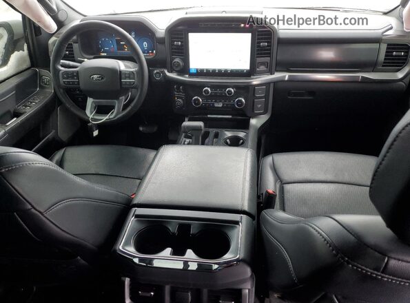 1FTFW5LD0RFB27555 2024 FORD F150 Серебряный Вид панели приборов