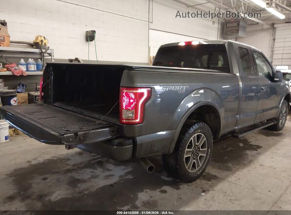 1FTFX1EF6GFA74765 2016 FORD F150 Серый Задняя правая четверть