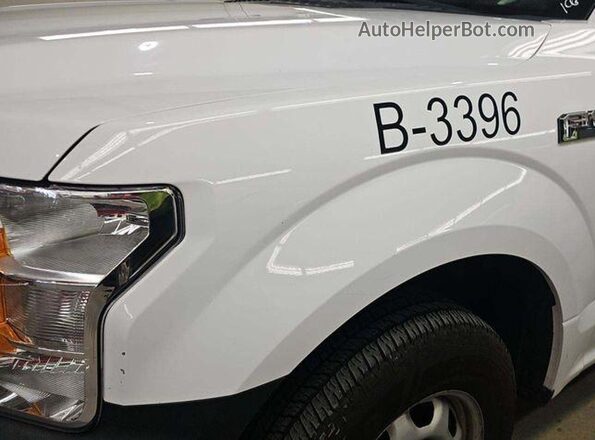 1FTMF1CB9JKD86233 2018 FORD F150 Белый Вид панели приборов