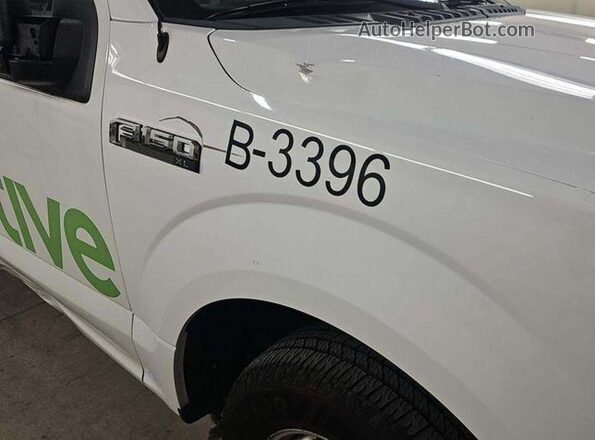 1FTMF1CB9JKD86233 2018 FORD F150 White Widok zestawu wskaźników