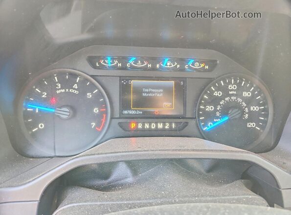 1FTMF1CP5GKD70471 2016 FORD F150 Белый Вид щитка приборов
