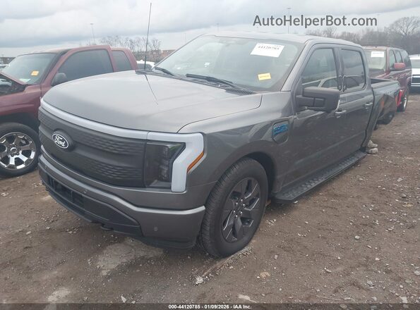 1FTVW3L71SWG05420 2025 FORD F-150 LIGHTNING Gray Vista tres cuartos delantera izquierda