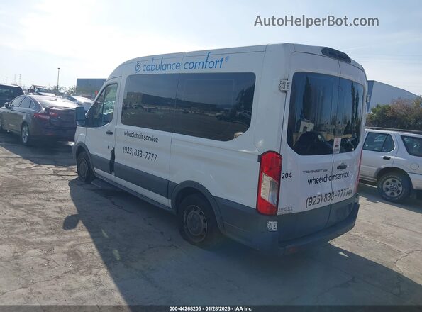 1FTYE1CM9JKA05812 2018 FORD TRANSIT-150 Белый Задняя левая четверть
