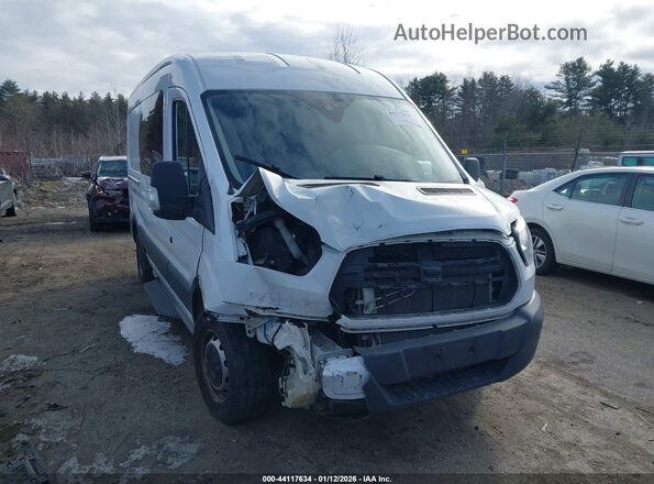 1FTYR2CM4JKB53943 2018 FORD TRANSIT-250 White Вид щитка приладів