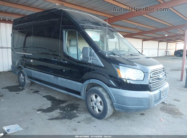 1FTYR2XM9HKB54686 2017 FORD TRANSIT-250 Черный Передняя правая четверть