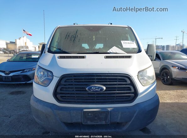 1FTYR2ZM8JKB03389 2018 FORD TRANSIT-250 White Widok deski rozdzielczej