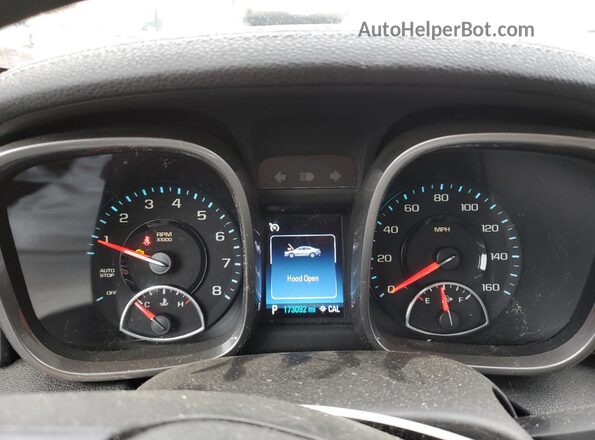 1G11C5SA3GF158282 2016 CHEVROLET MALIBU White Widok zestawu wskaźników