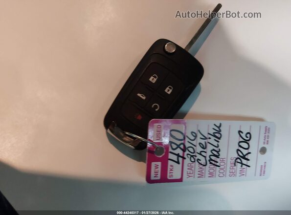 1G11C5SA5GF142360 2016 CHEVROLET MALIBU Серый Вид панели приборов