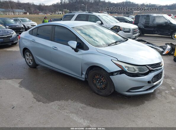 1G1BC5SM2H7278360 2017 CHEVROLET CRUZE Light Blue Передняя правая четверть