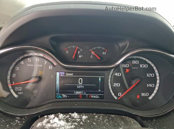 1G1BE5SM6G7314429 2016 CHEVROLET CRUZE White Widok zestawu wskaźników