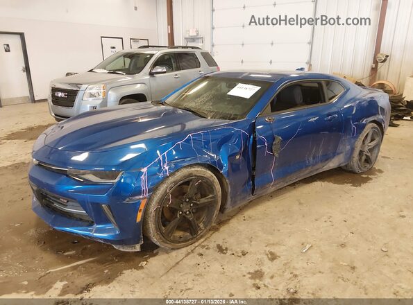 1G1FB1RX4H0124660 2017 CHEVROLET CAMARO Синий Передняя левая четверть