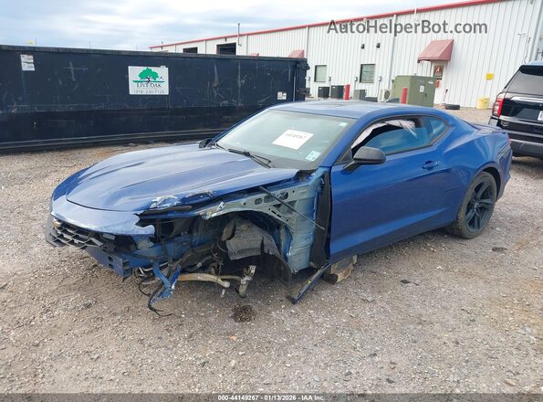 1G1FB1RX9M0120369 2021 CHEVROLET CAMARO Синий Передняя левая четверть