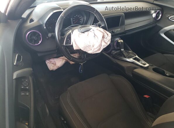 1G1FB3DS2K0117415 2019 CHEVROLET CAMARO Серебряный Вид панели приборов