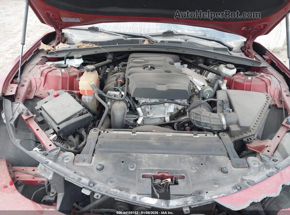 1G1FB3DX5J0184598 2018 CHEVROLET CAMARO Красный Вид сзади