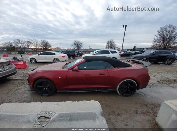 1G1FB3DX5J0184598 2018 CHEVROLET CAMARO Красный Вид задней части салона