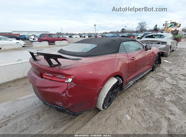 1G1FB3DX5J0184598 2018 CHEVROLET CAMARO Красный Задняя правая четверть