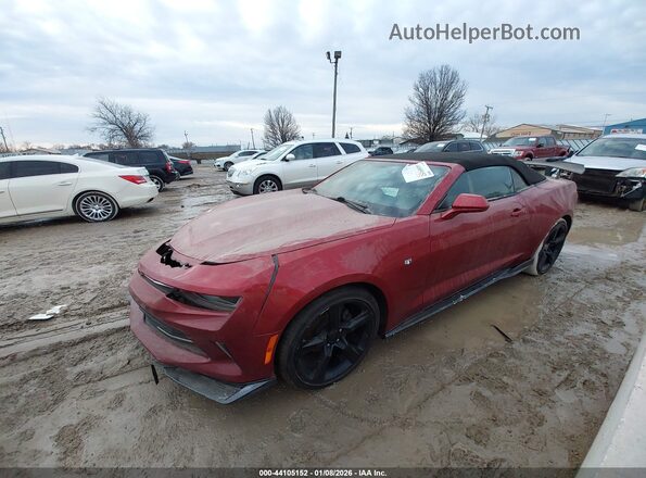 1G1FB3DX5J0184598 2018 CHEVROLET CAMARO Красный Передняя левая четверть
