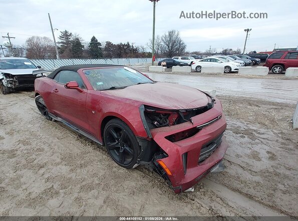 1G1FB3DX5J0184598 2018 CHEVROLET CAMARO Красный Передняя правая четверть