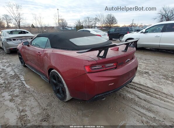 1G1FB3DX5J0184598 2018 CHEVROLET CAMARO Красный Задняя левая четверть