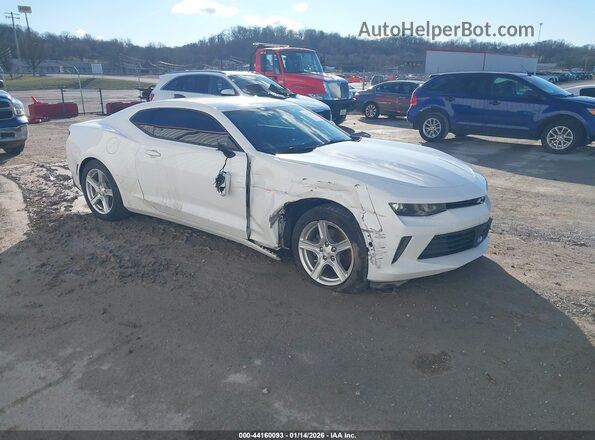 1G1FD1RSXJ0156744 2018 CHEVROLET CAMARO Белый Передняя правая четверть