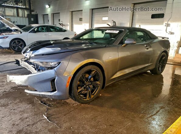 1G1FD3DS6M0140788 2021 CHEVROLET CAMARO Gray Przód lewy