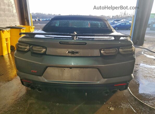 1G1FD3DS6M0140788 2021 CHEVROLET CAMARO Gray Widok z tyłu