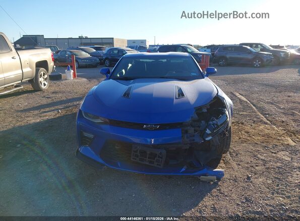 1G1FF1R76G0141933 2016 CHEVROLET CAMARO Синий Вид задней части салона