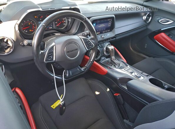 1G1FF3D74P0125636 2023 CHEVROLET CAMARO Черный Вид панели приборов