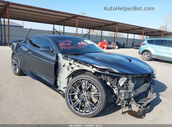 1G1FK1R63M0100495 2021 CHEVROLET CAMARO Gray Przód prawy