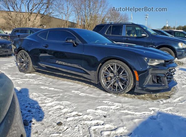 1G1FK1R65N0107501 2022 CHEVROLET CAMARO Черный Передняя правая четверть