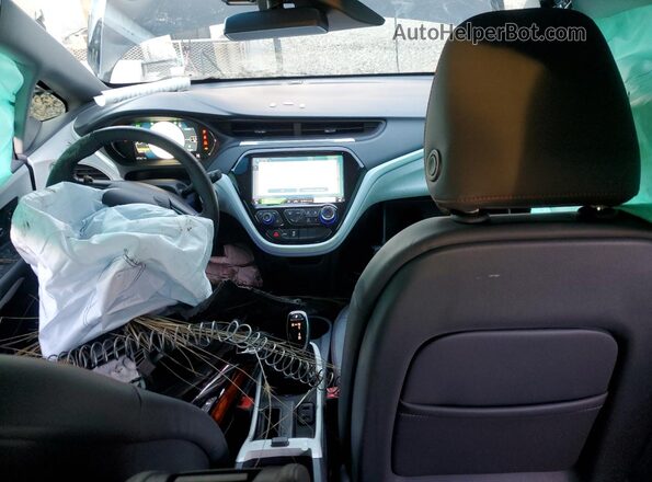 1G1FX6S04H4129510 2017 CHEVROLET BOLT Черный Вид панели приборов