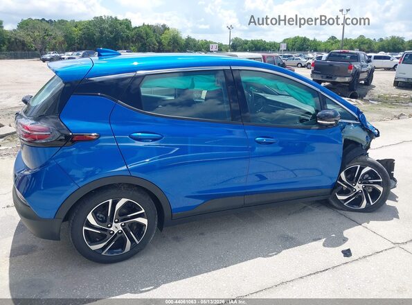 1G1FX6S09P4159679 2023 CHEVROLET BOLT Синий Вид задней части салона