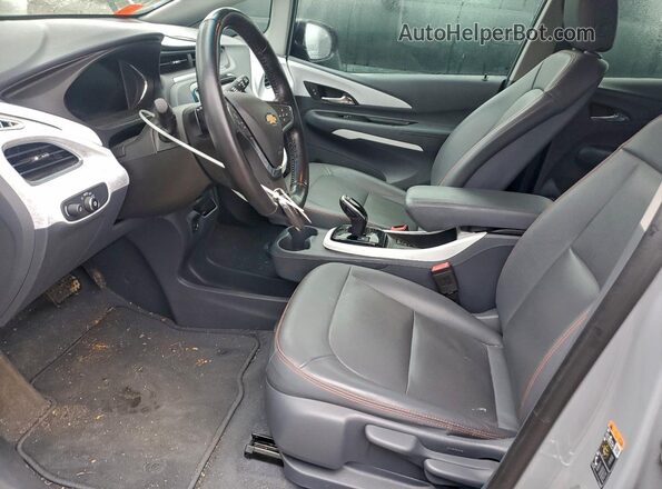 1G1FZ6S03K4112053 2019 CHEVROLET BOLT Серый Вид салона спереди