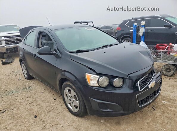 1G1JA5SH5G4165345 2016 CHEVROLET SONIC Черный Передняя правая четверть