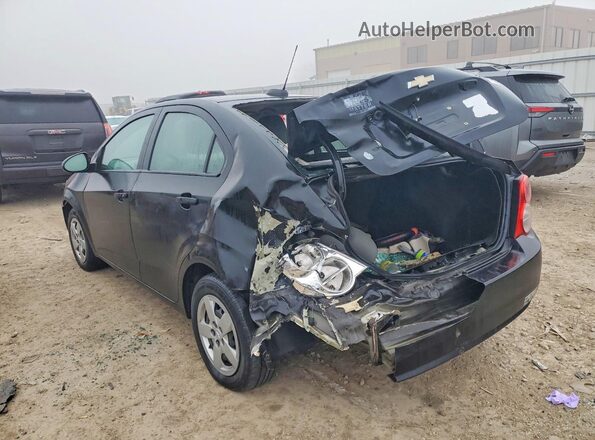 1G1JA5SH5G4165345 2016 CHEVROLET SONIC Черный Задняя левая четверть